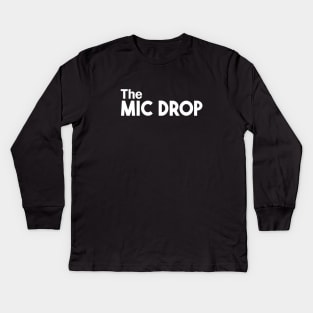 The Mic Drop Song Album Genre Matching Family Kids Long Sleeve T-Shirt